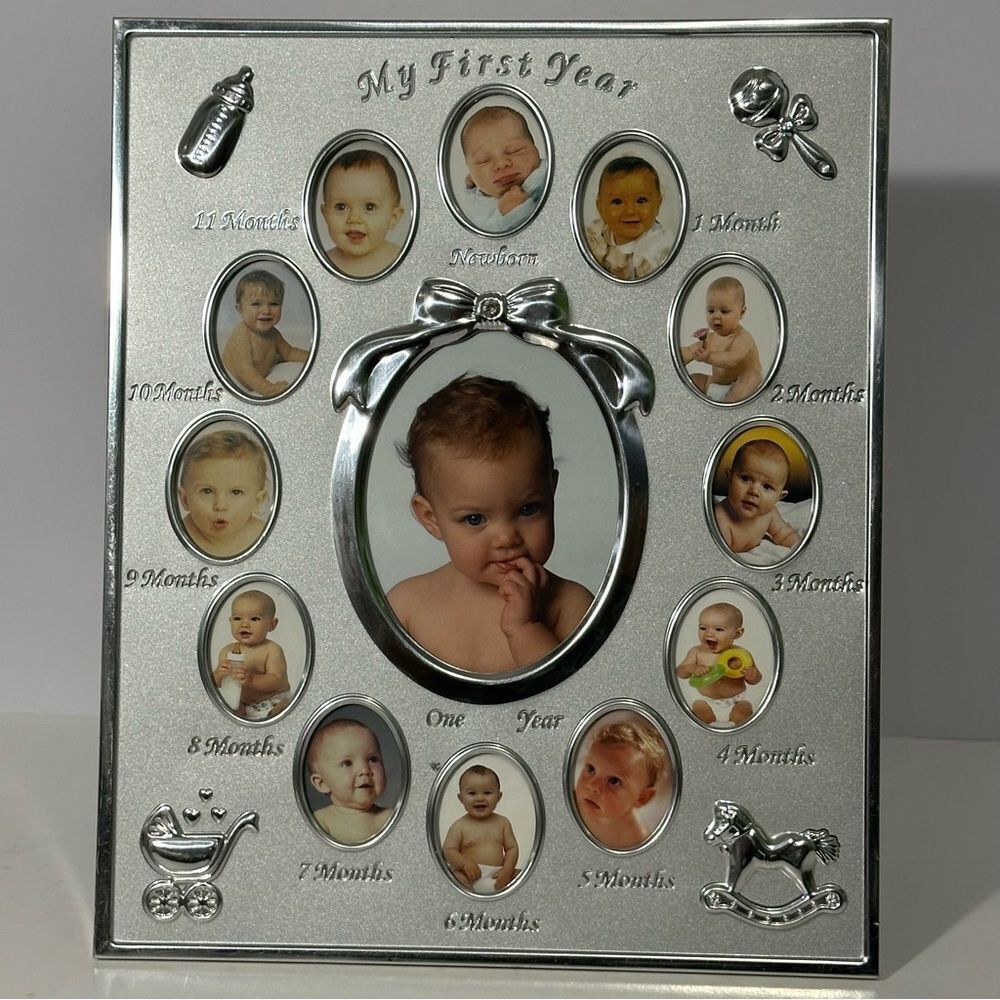 My First Year Baby Photo Frame